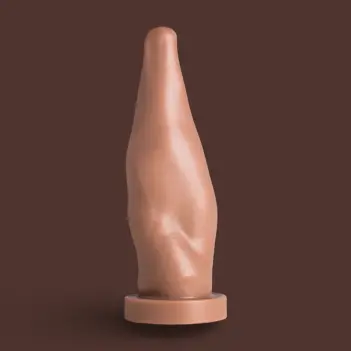 Hankey's Toys Stump n' Dump Fisting Dildo, arm-cast | Dark-Ink