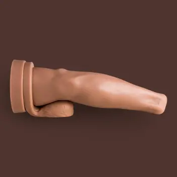 Hankey's Toys Stump n' Dump Fisting Dildo, arm-cast | Dark-Ink