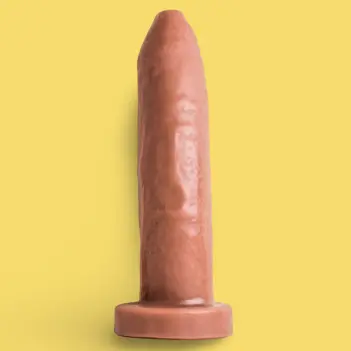 Hankey's Toys Tubesteak Dildo, gerader Schaft, 31,75 cm | Dark-Ink