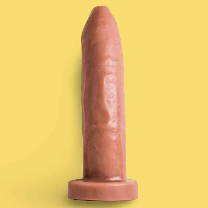 Dildo depth trainer Tubesteak Hankey's Toys, droit 31,75 cm | Dark-Ink