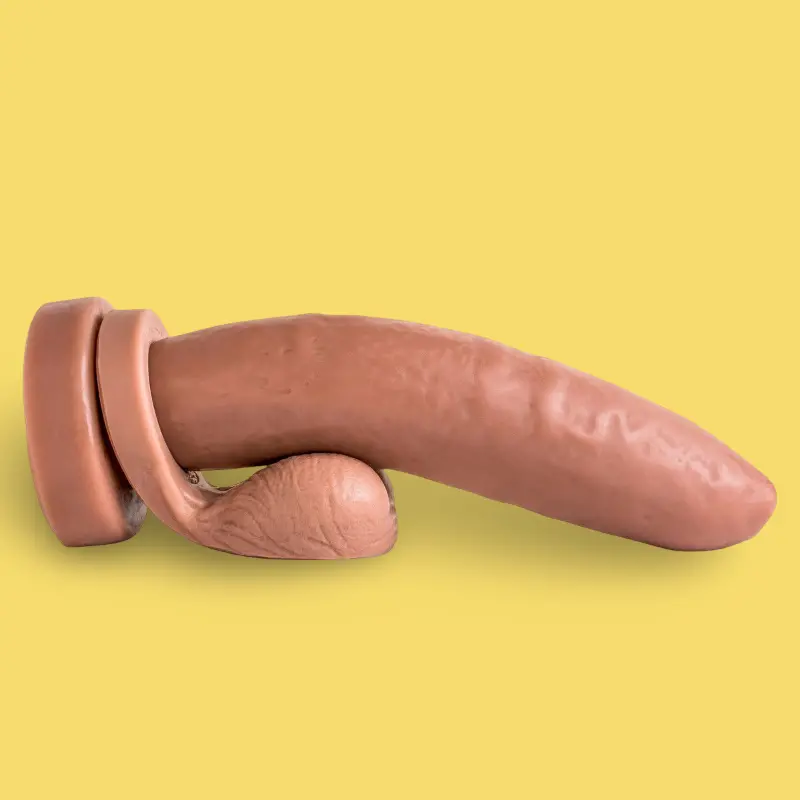 Dildo depth trainer Tubesteak Hankey's Toys, droit 31,75 cm | Dark-Ink