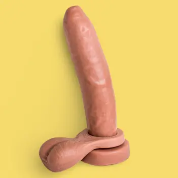 Dildo depth trainer Tubesteak Hankey's Toys, droit 31,75 cm | Dark-Ink