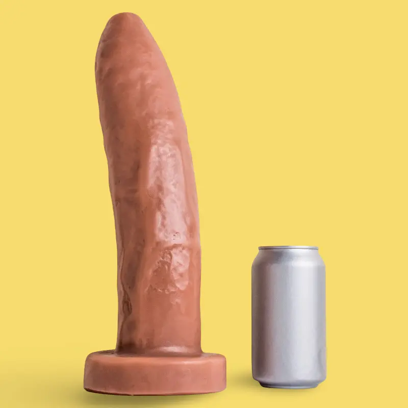 Dildo depth trainer Tubesteak Hankey's Toys, droit 31,75 cm | Dark-Ink
