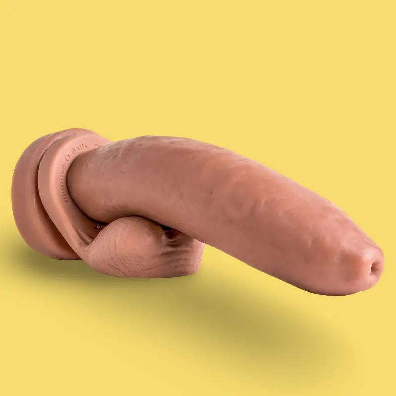 Hankey's Toys Tubesteak Dildo, gerader Schaft, 31,75 cm | Dark-Ink