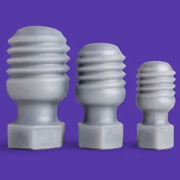 Plug anal Butt Bolt Hankey's Toys, rosca helicoidal | Dark-Ink