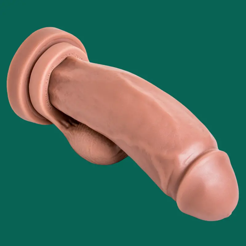 Dildo fantasy Xxxplorer Hankey's Toys, rebord plus large | Dark-Ink