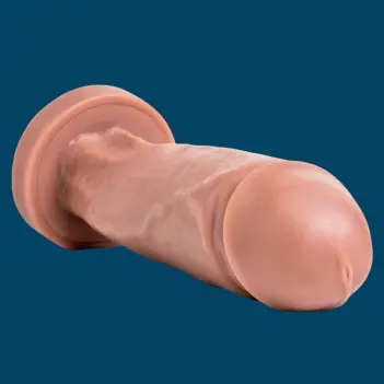 Hankey's Toys Xxxplorer Fantasy Dildo, rim wider than base | Dark-Ink
