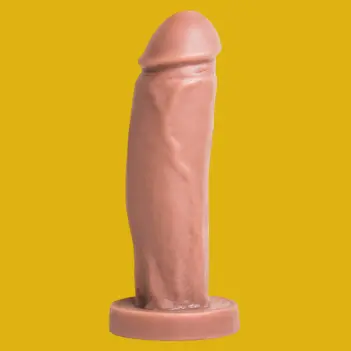 Dildo fantasy Xxxplorer Hankey's Toys, rebord plus large | Dark-Ink