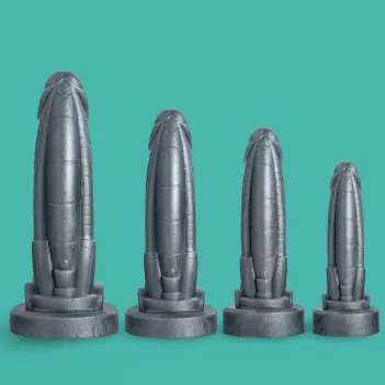 Dildo fantasy Sex Machine Hankey's Toys, diseño robótico | Dark-Ink
