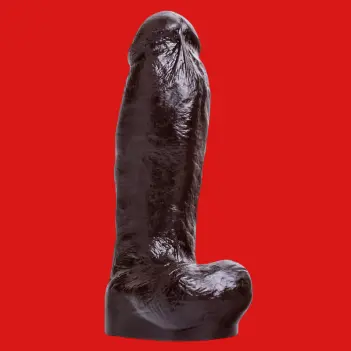 Hankey's Toys BBC Dildo, realistic lifecast, Small to XXXL | Dark-Ink
