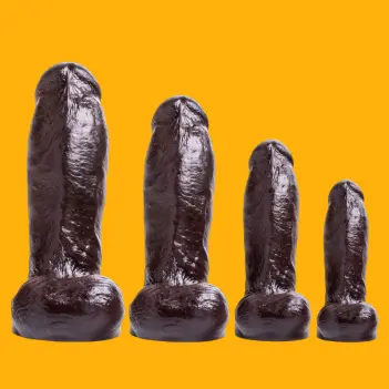 Gode réaliste BBC Dildo Hankey's Toys, Small à XXXL | Dark-Ink