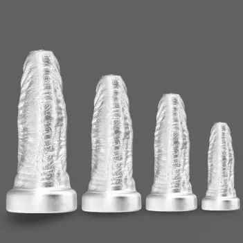 Dildo fantasy Ogre Hankey's Toys, textura elefante, 4XL | Dark-Ink