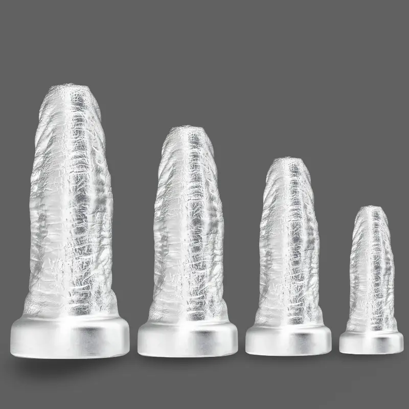 Hankey's Toys Ogre Fantasy-Dildo, Elefantenhaut, bis 4XL | Dark-Ink