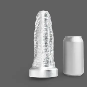 Hankey's Toys Ogre Fantasy-Dildo, Elefantenhaut, bis 4XL | Dark-Ink