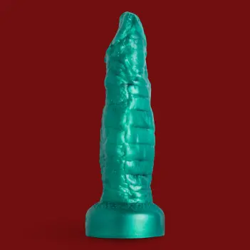 Dildo fantasy Cockadile Hankey's Toys, écailles reptile | Dark-Ink