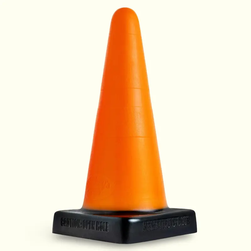 Plug anal Traffic Cone Hankey's Toys, Vac-U-Lock | Dark-Ink