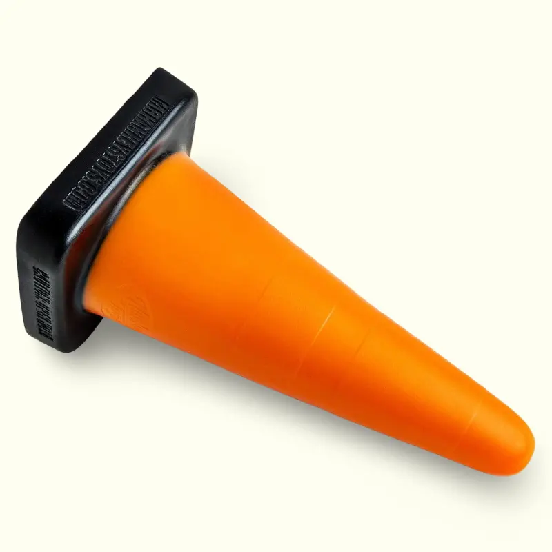 Plug anal Traffic Cone Hankey's Toys, Vac-U-Lock | Dark-Ink