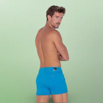 CODE 22 Micro Short: Ultra-Short Cut, Logo Waistband | Dark-Ink