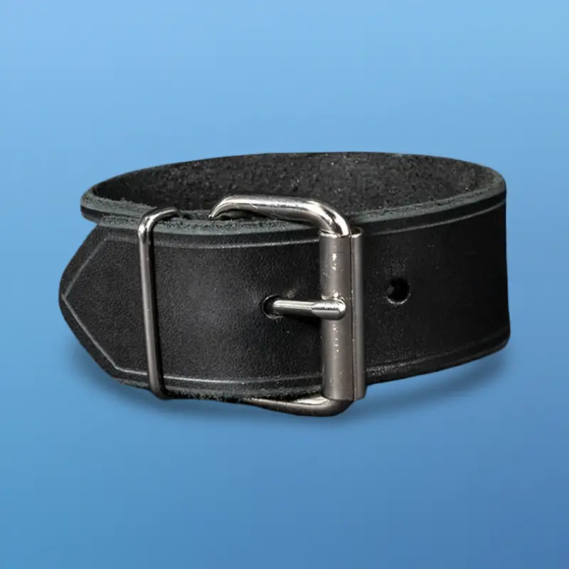Brassard cuir Trojan 2.0 Mr S Leather, 3 niveaux de réglage | Dark-Ink