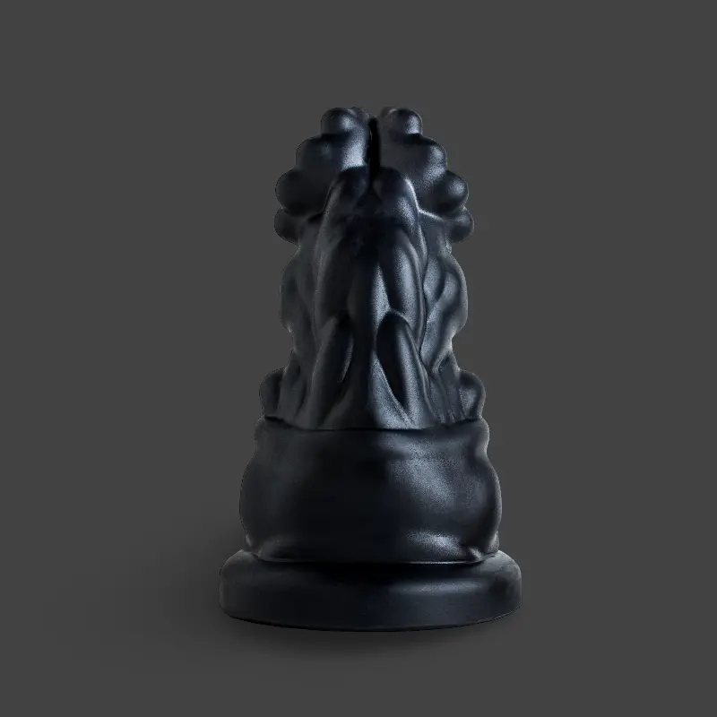 Hankey's Toys Prince Charming Analplug, Platin-Silikon | Dark-Ink