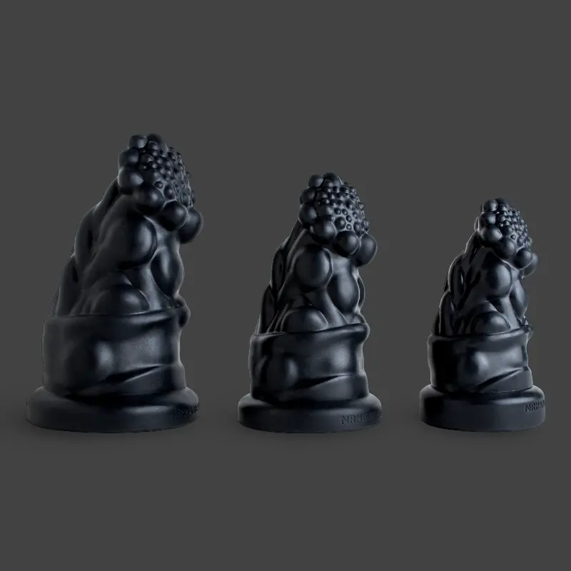 Hankey's Toys Prince Charming Analplug, Platin-Silikon | Dark-Ink