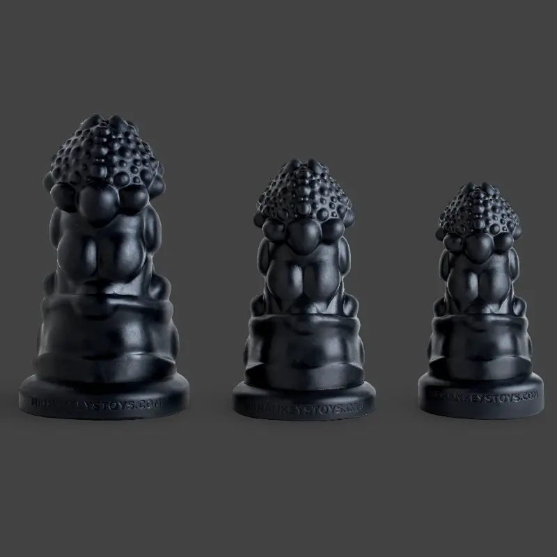 Hankey's Toys Prince Charming Analplug, Platin-Silikon | Dark-Ink