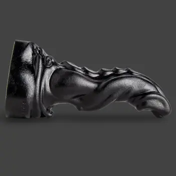 Hankey's Toys Scimitar Fantasy-Dildo, konvex, 4 Größen | Dark-Ink