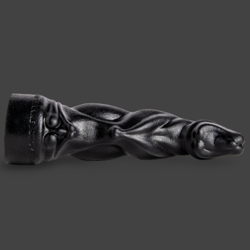 Hankey’s Toys Scimitar Fantasy Silicone Dildo – Black