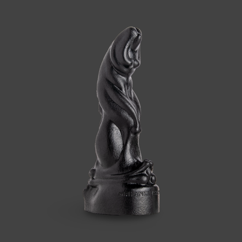 Hankey’s Toys Scimitar Fantasy Silicone Dildo – Black