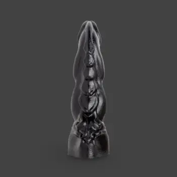 Dildo fantasy Scimitar Hankey's Toys, eje convexo, 4 tallas | Dark-Ink