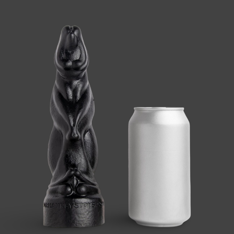 Hankey’s Toys Scimitar Fantasy Silicone Dildo – Black