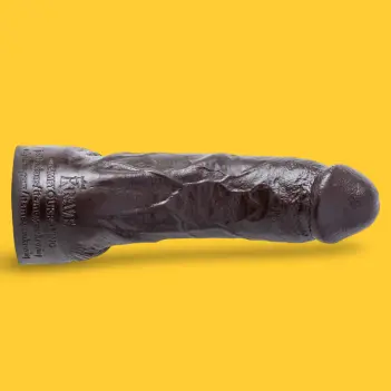 Krave Melanin Hankey's Toys, dildo realista lifecast | Dark-Ink