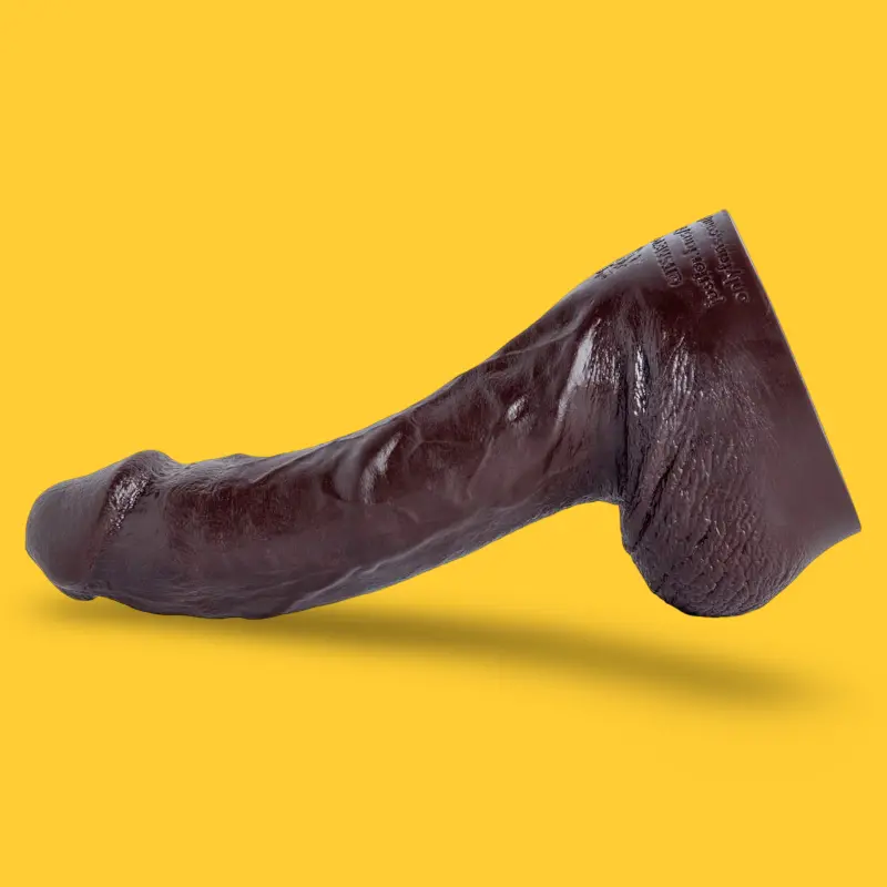 Krave Melanin Hankey's Toys, dildo realista lifecast | Dark-Ink