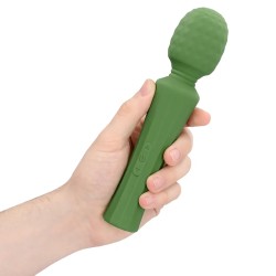 Powerful wand vibrator massager with still handle green