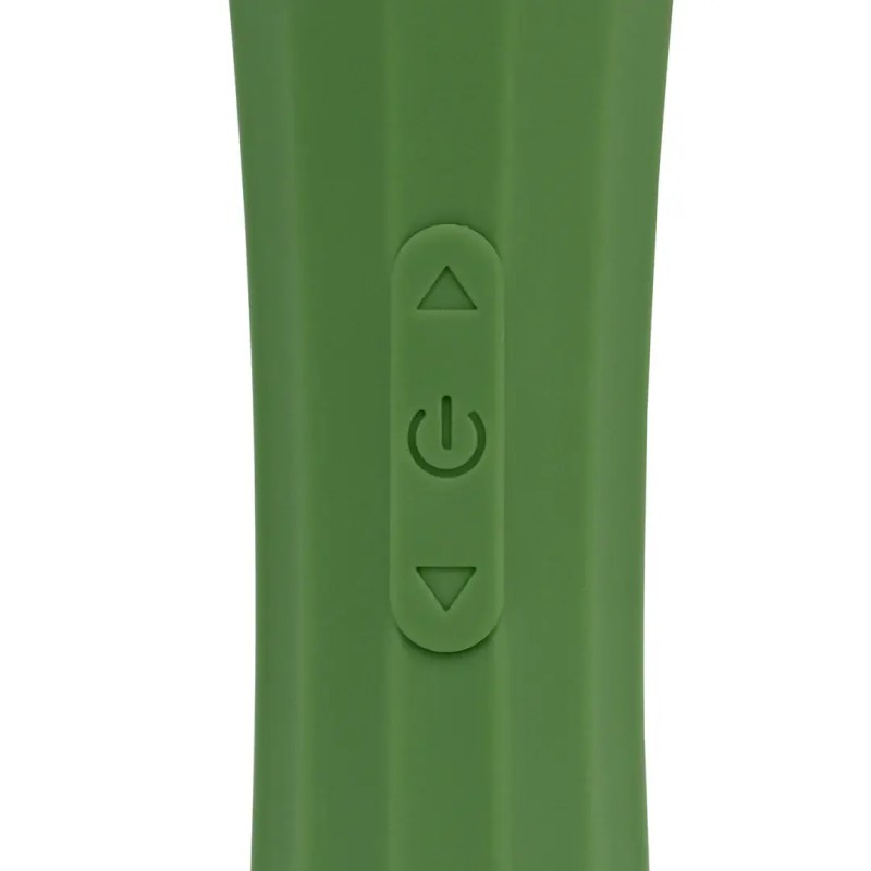 Powerful wand vibrator massager with still handle green