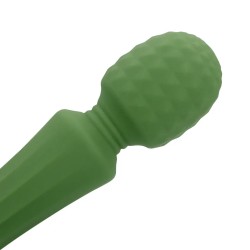 Powerful wand vibrator massager with still handle green