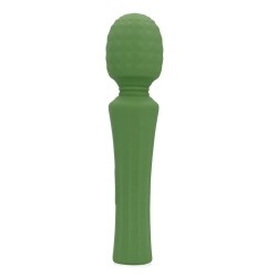 Powerful wand vibrator massager with still handle green
