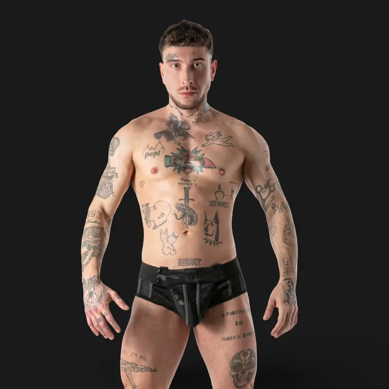 Jock brief Full Military Access Locker Gear, dos ouvert | Dark-Ink