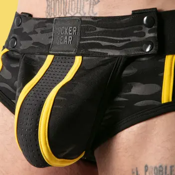 Jock brief Full Military Access Locker Gear, dos ouvert | Dark-Ink