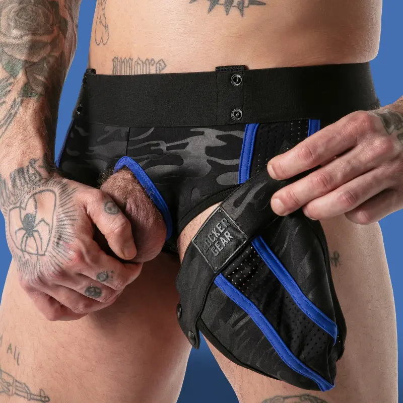 Jock brief Full Military Access Locker Gear, dos ouvert | Dark-Ink
