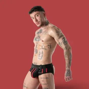 Jock brief Full Military Access Locker Gear, dos ouvert | Dark-Ink
