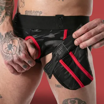 Jock brief Full Military Access Locker Gear, dos ouvert | Dark-Ink