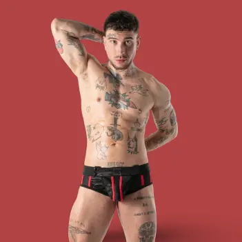 Jock brief Full Military Access Locker Gear, dos ouvert | Dark-Ink
