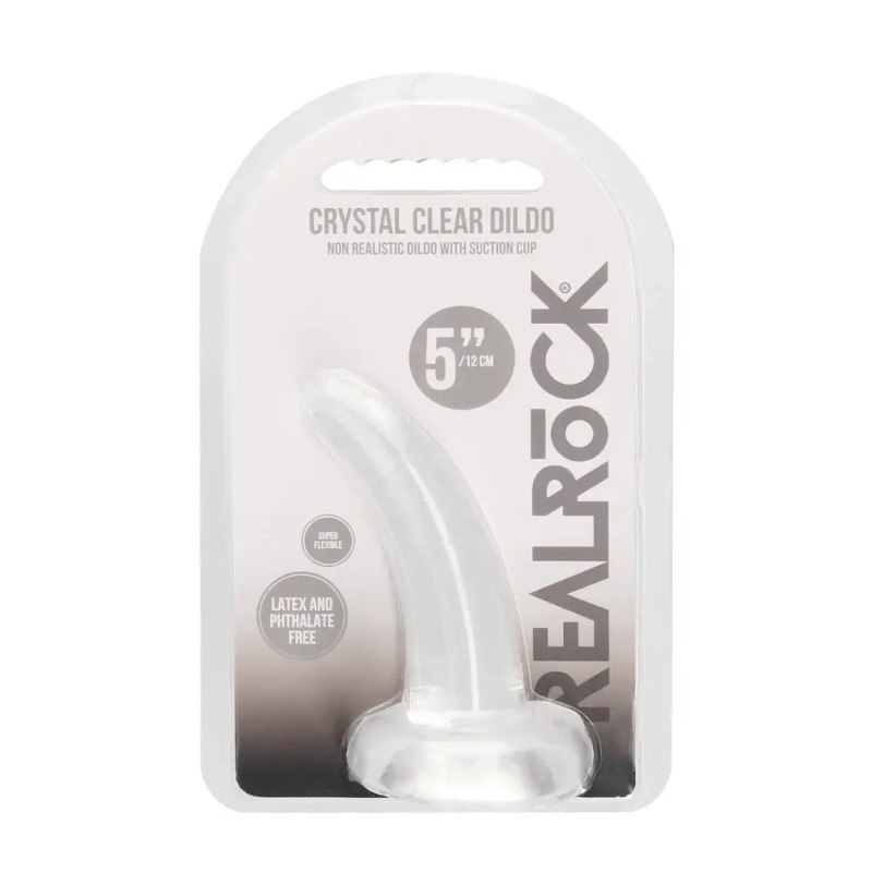 Non realistic crystal clear dildo 5"/11,5cm