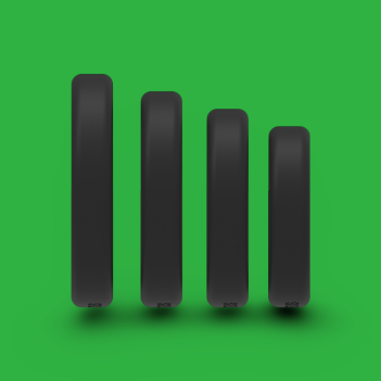 Brutus Flat Slick Silicone Cock Ring | Anneau pénien silicone