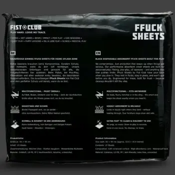 Fist Club FFUCK SHEETS High Performance Absorbers 15-Pack