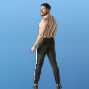 Locker Gear Mesh back zip jogger