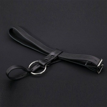 Mr S Leather Locking butt plug harness