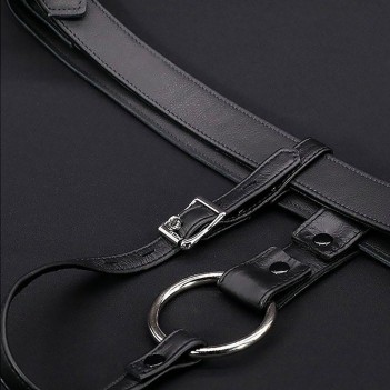 Mr S Leather Locking butt plug harness
