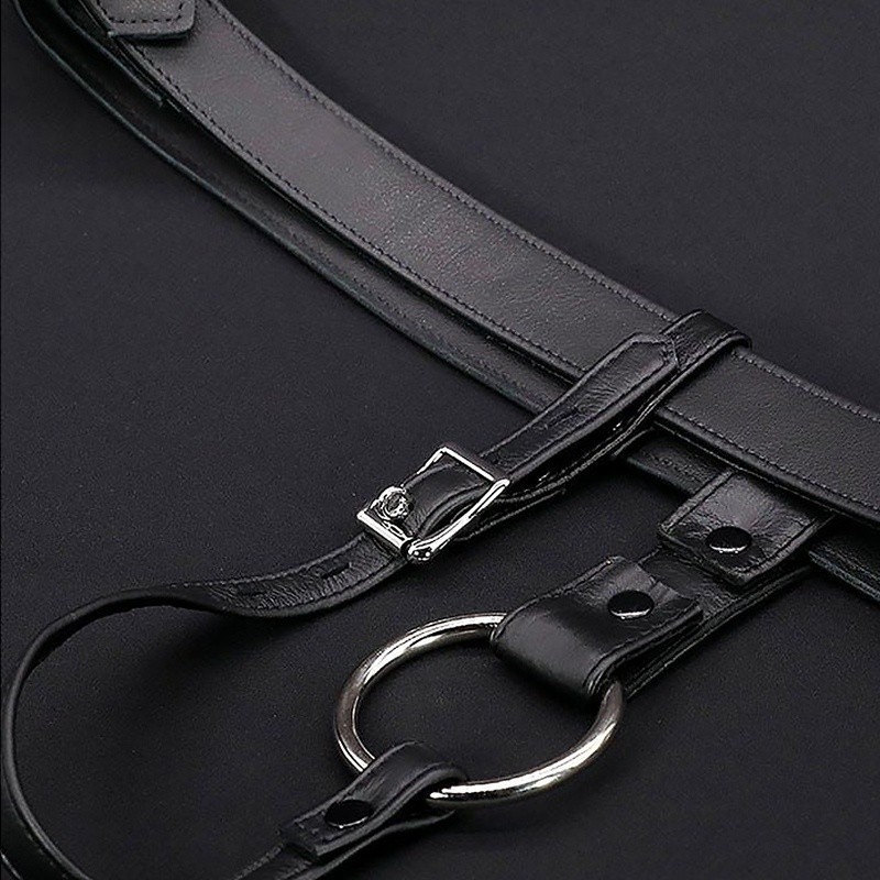 Mr S Leather Locking butt plug harness